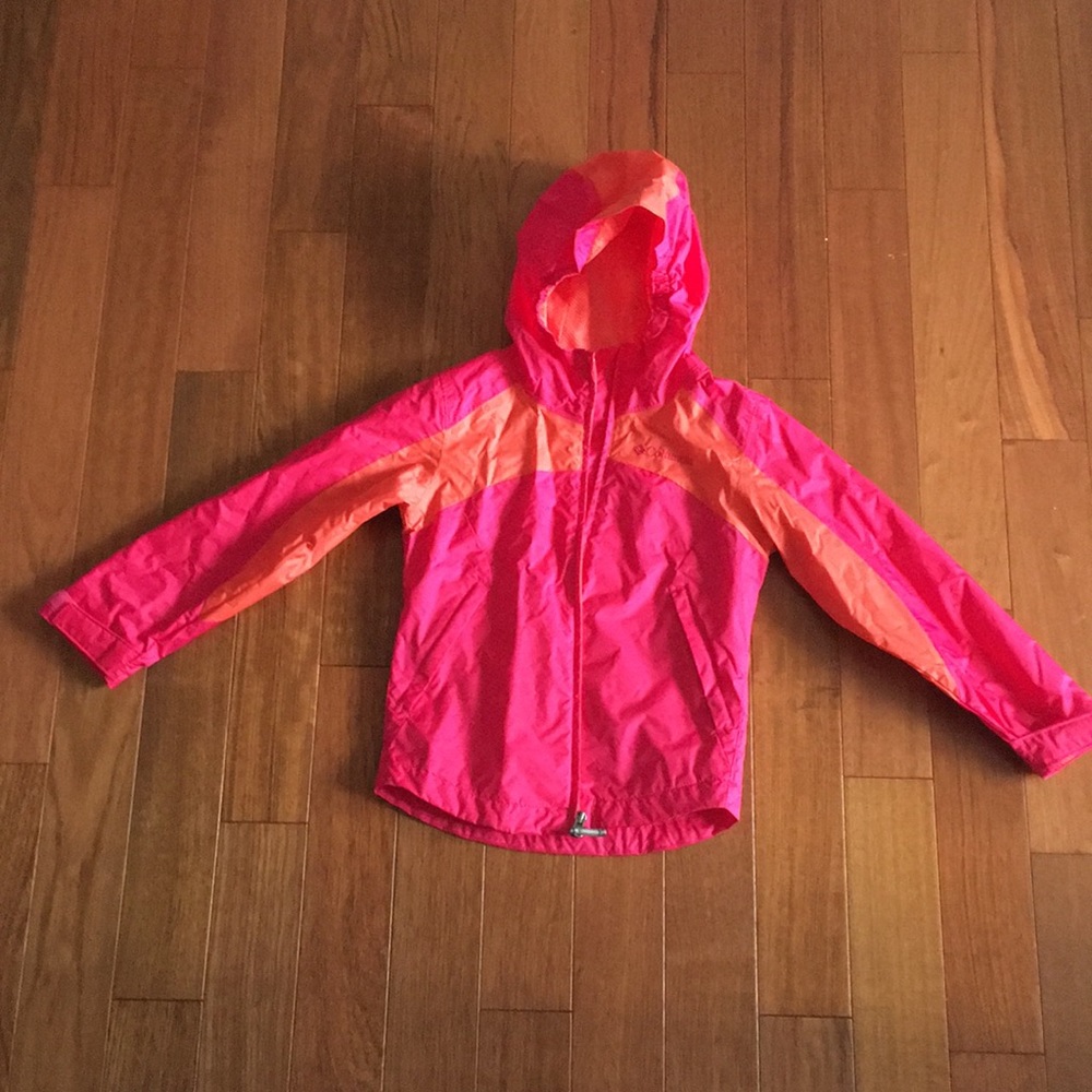 Columbia girls S (6) rain jacket